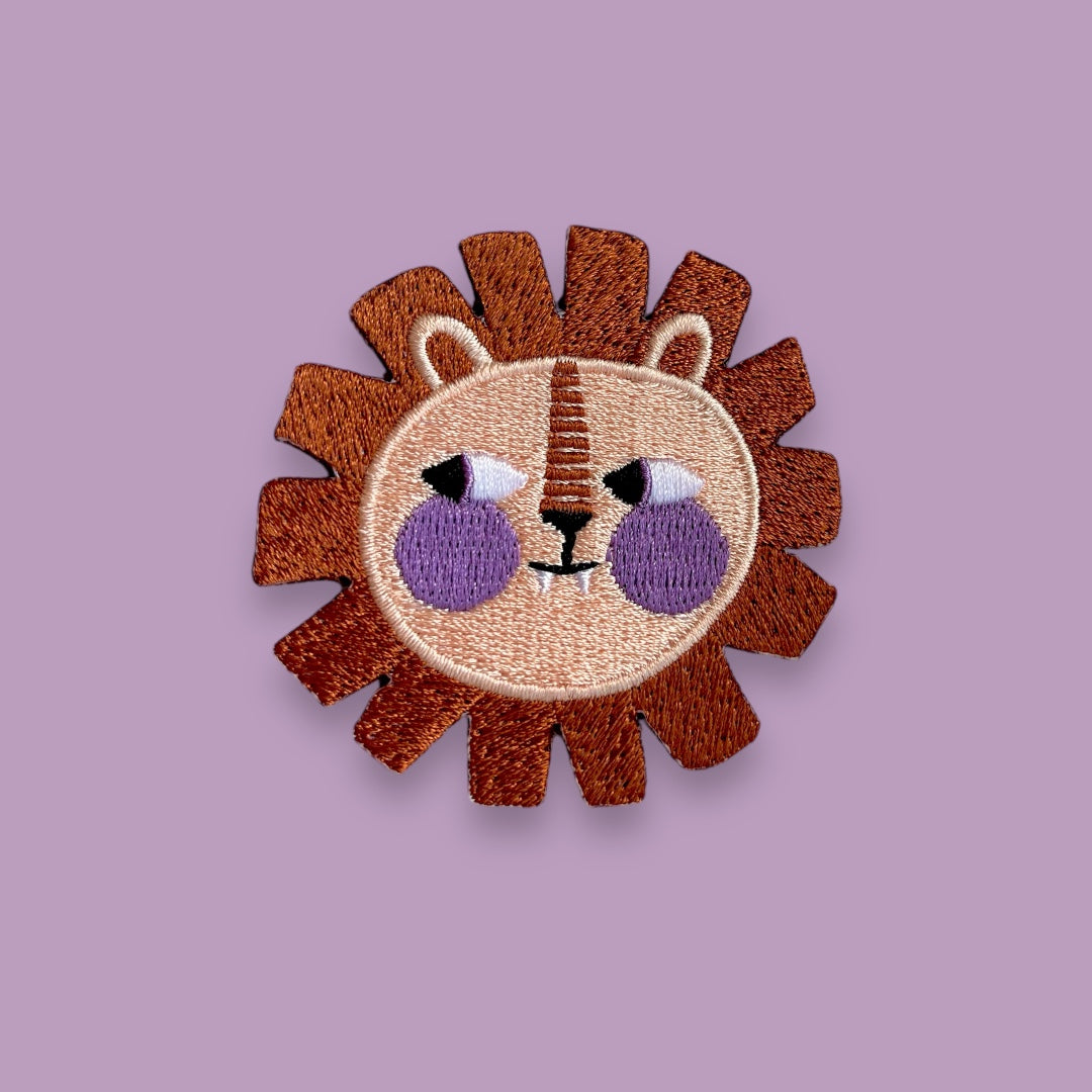 Patch Lion Head- Mala Marla
