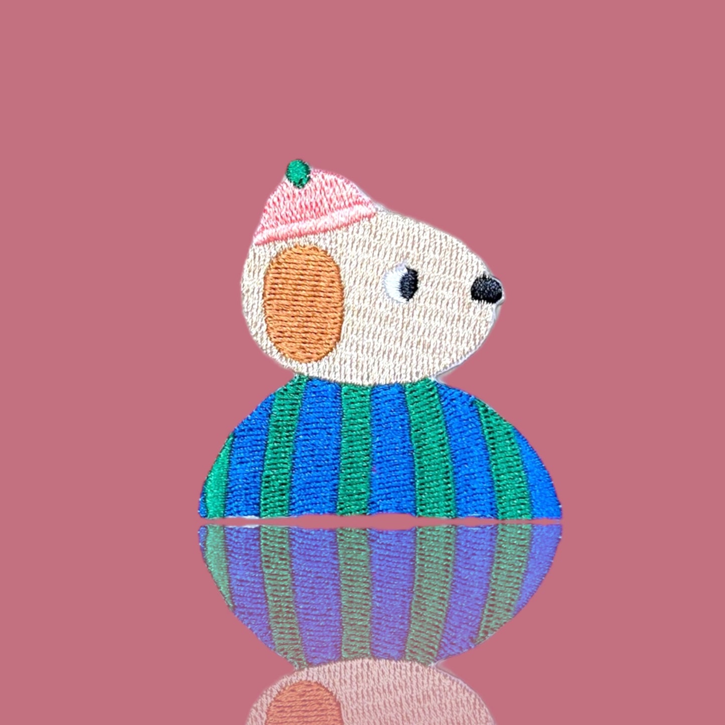 Patch Hund mit Docker Cap