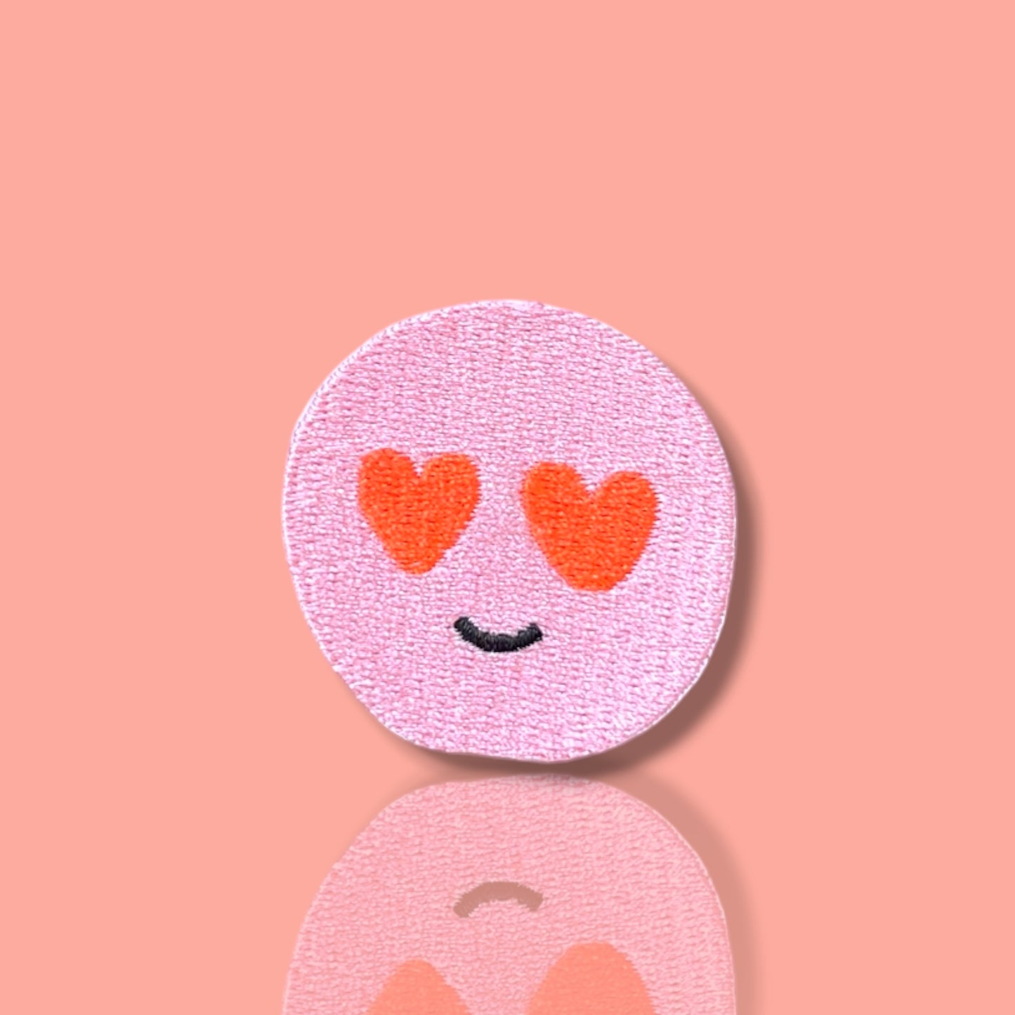 Patch Smiley Herz