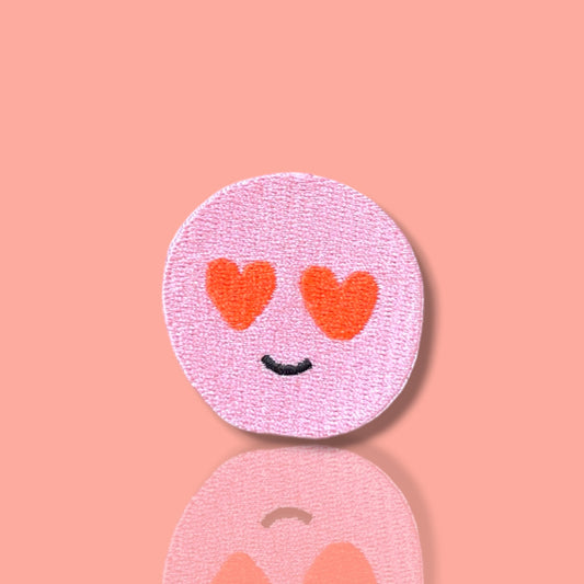 Patch Smiley Herz